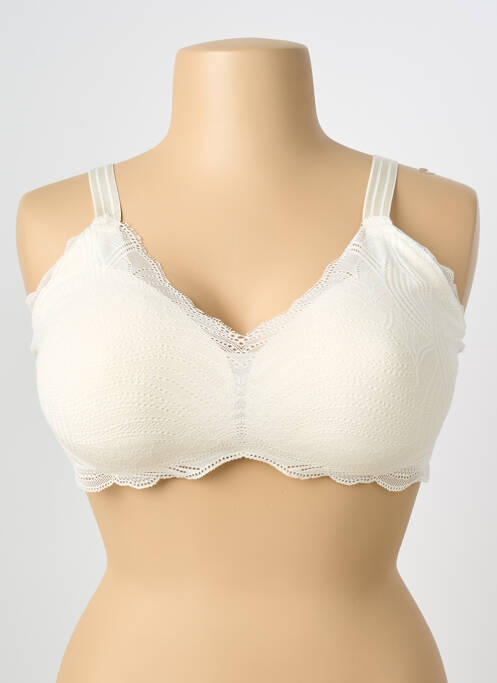 Soutien-gorge sans armature haut soutien-gorge moulé blanc TRIUMPH femme