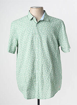 Chemise manches courtes imprimé fantaisie vert LEE COOPER homme