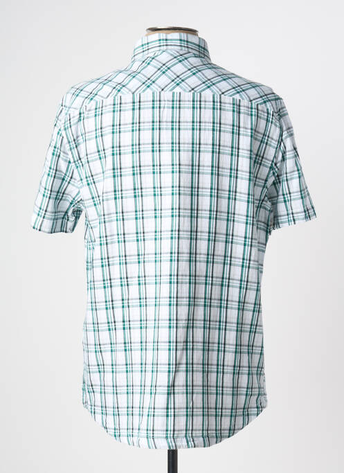 Chemise manches courtes imprimé carreaux vert LEE COOPER homme