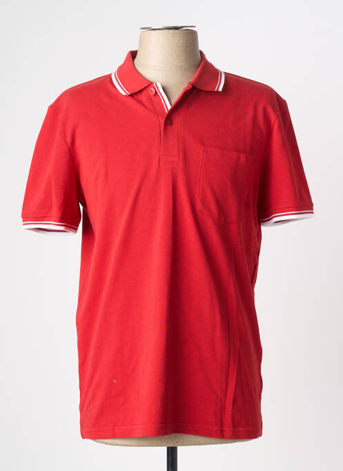 Polo broderie manches courtes rouge LEE COOPER homme