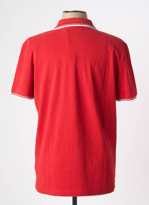 Polo broderie manches courtes rouge LEE COOPER homme