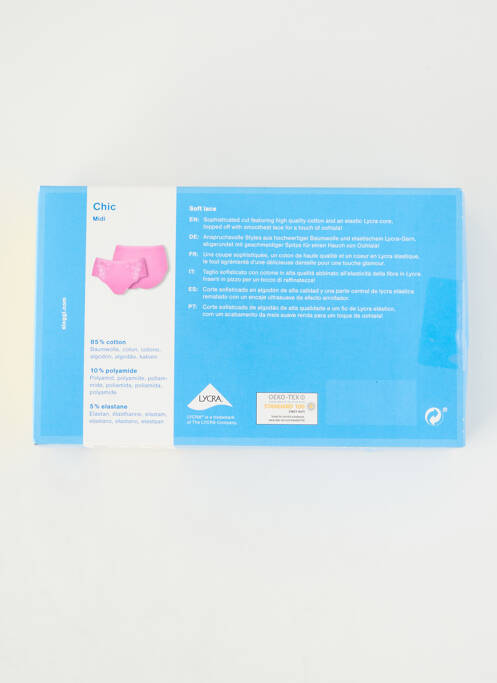 Shorty stretch rose SLOGGI femme