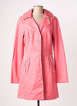 Trench finition intérieure doublée sans capuche rose VERO MODA femme