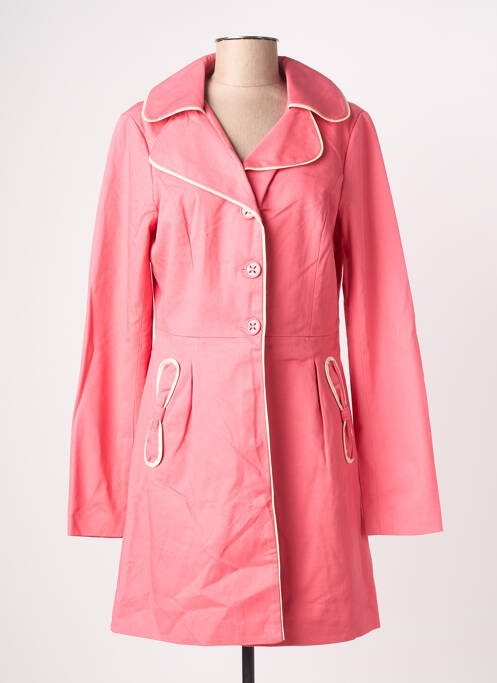 Trench finition intérieure doublée sans capuche rose VERO MODA femme