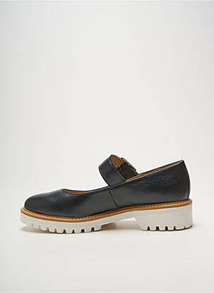 Ballerines matière lisse talon plat jusqu'à 3cm noir HEINE femme
