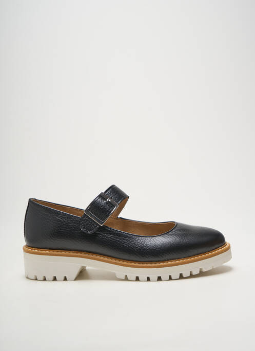 Ballerines matière lisse talon plat jusqu'à 3cm noir HEINE femme