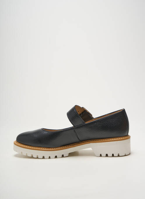 Ballerines matière lisse talon plat jusqu'à 3cm noir HEINE femme