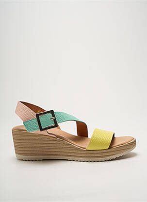 Sandales/nu pieds talon compensé talon de 4 à 6cm rose HEINE femme