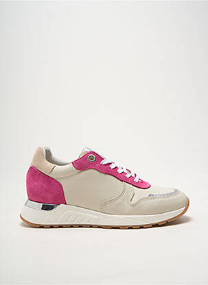 Baskets bout rond talon plat jusqu'à 3cm rose HEINE femme