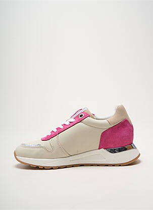 Baskets bout rond talon plat jusqu'à 3cm rose HEINE femme