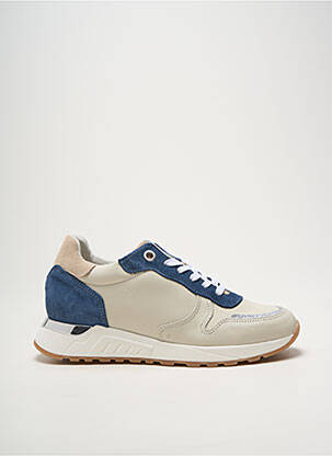 Baskets nubuck talon plat jusqu'à 3cm bleu HEINE femme