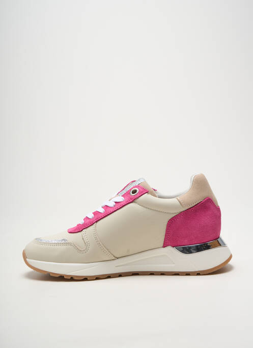Baskets bout rond talon plat jusqu'à 3cm rose HEINE femme