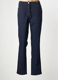 Jeans coupe droite stretch taille normale bleu TONI femme