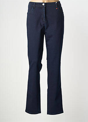 Jeans coupe droite stretch taille normale bleu TONI femme