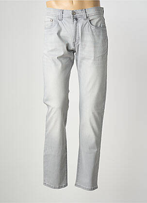 Jeans coupe droite stretch taille normale gris PIERRE CARDIN homme