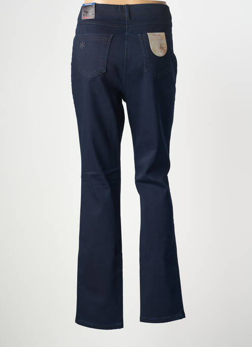 Jeans coupe droite stretch taille normale bleu TONI femme