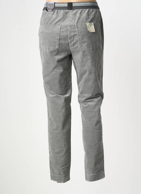 Pantalon droit stretch taille normale gris TONI femme