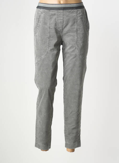 Pantalon droit gris TONI femme