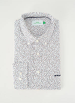 Chemise manches longues imprimé fantaisie blanc MISE AU GREEN homme