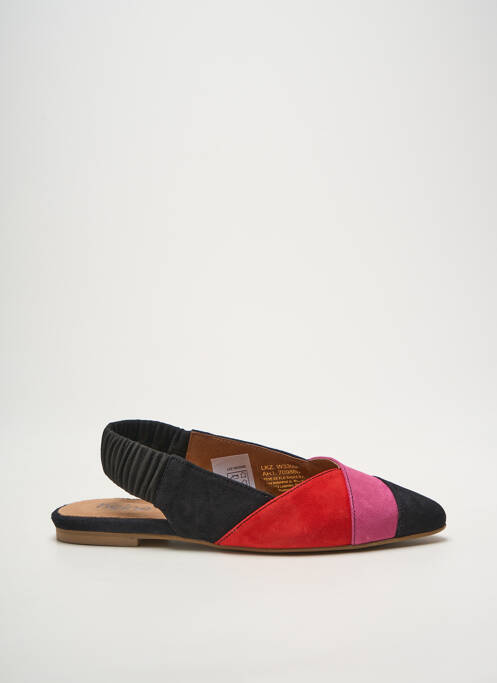 Sandales/nu pieds chiquet talon plat jusqu'à 3cm noir HEINE femme