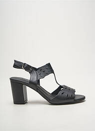 Sandales/nu pieds talon bottier talon de 7 à 9cm noir HEINE femme