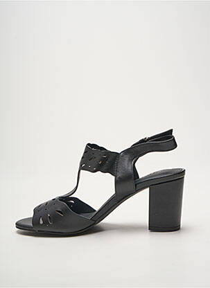 Sandales/nu pieds talon bottier talon de 7 à 9cm noir HEINE femme
