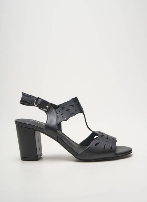 Sandales/Nu pieds noir HEINE femme