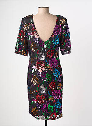Robe mi-longue manches longues manches longues noir JOSEPH RIBKOFF femme