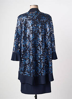 Ensemble robe type de veste casual bleu JOSEPH RIBKOFF femme
