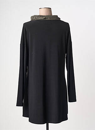 Robe mi-longue manches longues manches longues noir JOSEPH RIBKOFF femme