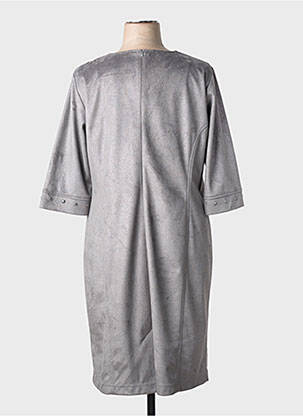 Robe mi-longue manches longues manches longues gris RABE femme