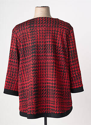 Veste casual coupe droite rouge JOSEPH RIBKOFF femme