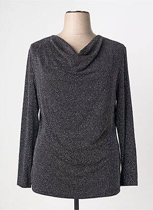 Top stretch manches longues noir GREGORY PAT femme