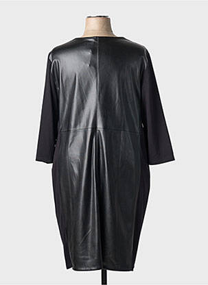 Robe mi-longue manches longues manches longues noir RABE femme