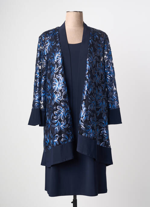 Ensemble robe type de veste casual bleu JOSEPH RIBKOFF femme