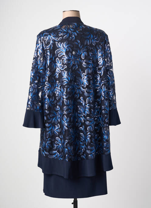 Ensemble robe type de veste casual bleu JOSEPH RIBKOFF femme