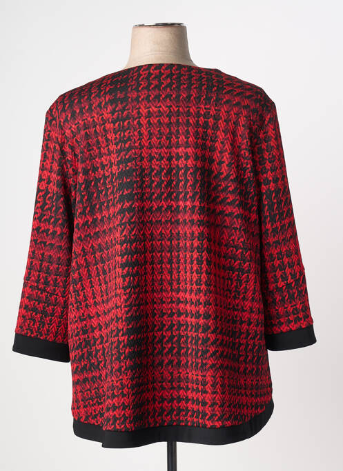 Veste casual coupe droite rouge JOSEPH RIBKOFF femme