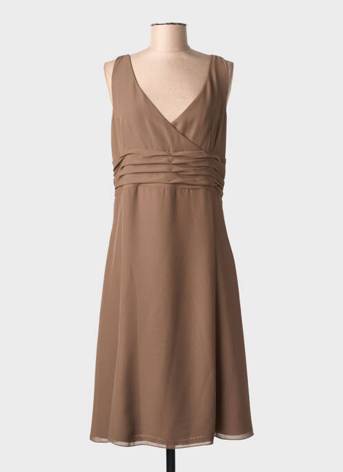 Robe mi-longue marron MUREK femme