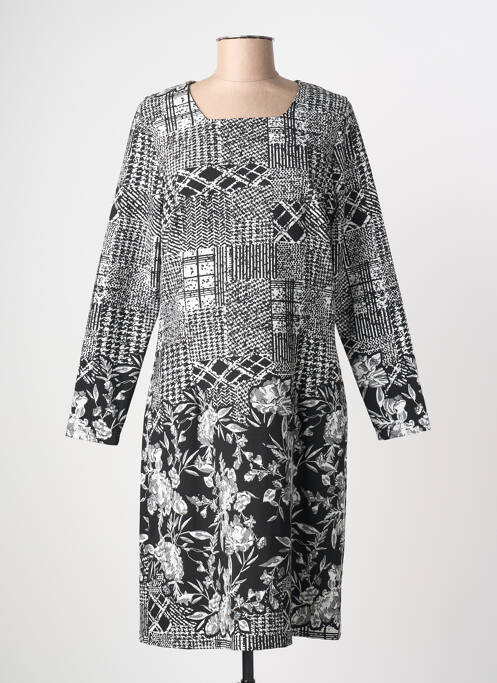 Robe mi-longue noir GUY DUBOUIS femme