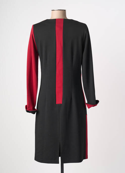 Robe mi-longue rouge GUY DUBOUIS femme