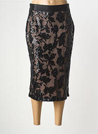 Jupe mi-longue taille normale noir JOSEPH RIBKOFF femme