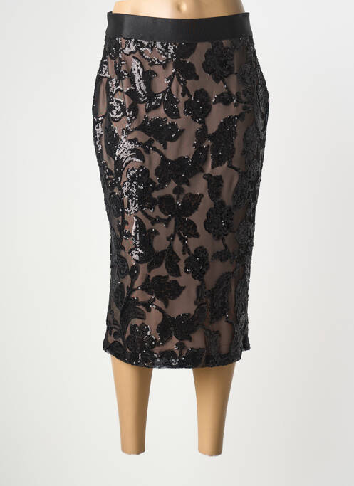 Jupe mi-longue taille normale noir JOSEPH RIBKOFF femme