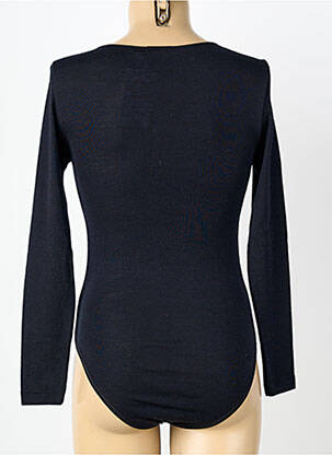 Body lingerie fermeture pressionnée noir MADIVA femme