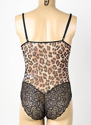 Body lingerie fermeture pressionnée noir JANIRA femme