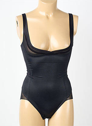 Body lingerie fermeture pressionnée noir JANIRA femme