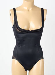Body lingerie fermeture pressionnée noir JANIRA femme