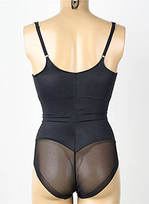 Body lingerie fermeture pressionnée noir JANIRA femme