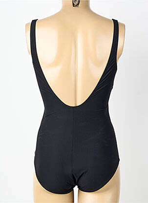 Maillot de bain 1 pièce imprimé fantaisie haut triangles noir CHARMLINE femme