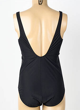 Maillot de bain 1 pièce haut triangles haut triangles noir CHARMLINE femme