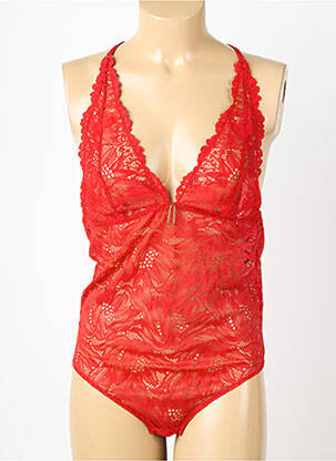 Body lingerie rouge AUBADE femme